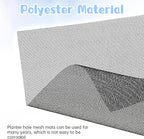 20 PCS Flower Pot Hole Mesh Pad Drainage Screens Plant Succulent Potting Mat Bonsai Meshes Pots Substrate Barrier Plants Screen Mesh Plant Pots Drainage Meshes for Preventing Soil Leakage