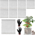 8 PCS 5 Gallon Root Guard Gopher Proof Wire Baskets, Stainless Steel Gophers Moles Voles Proof Mesh Baskets, Underground Cages for Protecting Plant Roots, Trees, Flowers, Crops, Tubers
