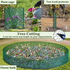 53Ft x16In Plant Protectors from Animals, Heavy-Gauge Plant Cages for Outdoor Plants with Pliers,Stakes, Rabbit Plant Cage, Wire Plant Protector(26.5Ft x 16In,2 Packs)
