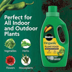 Miracle-Gro Organic Plant Food - Use with Indoor or Outdoor Plants, Organic Liquid Fertilizer for Containers and In-Ground Gardens, OMRI Listed, 32 fl. oz.