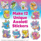 Creativity for Kids Big Gem Diamond Painting Axolotl: Girl Toys and Crafts for Ages 6-8+