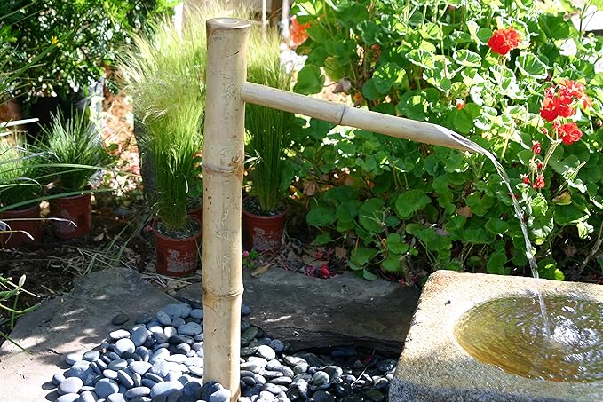 Bamboo Accents Traditional 36 inch Bamboo Fountain (Without Pump)