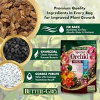 Better-Gro Special Orchid Mix - Premium Grade Orchid Bark Potting Mix for Potting,Repotting,Enhanced Drainage,Air Flow & Root Ventilation,for Phalaenopsis,Cattleyas,Dendrobiums,8 Quarts,(Pack of 2)