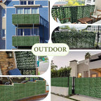 ODTORY Artificial Ivy Privacy Fence Wall Screen,40X120 in UV-Anti Faux Greenery Backdrop Ivy Vine Leaf Hedges Fence Panels for Patio, Balcony, Garden, Backyard Indoor Outdoor Green Wall Decor