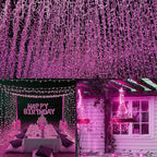 66Ft 200LED Pink Fairy Lights Plug in, Waterproof String Lights Outdoor & Indoor 8 Modes with Timer Valentines Day Decor, Twinkle Light for Girl's Room, Galentines Day, Wedding, Gifts for Women, Lover