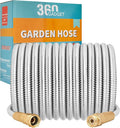 Garden Hose - Flexible Short Water Hose with Metal Fitting, 3 ft Leader Hose, Heavy Duty Hoses Extension for Rv, Outdoor, Small Garden, Yard, 304 Stainless Steel