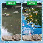 9 Kg/ 20 Lbs Barley Straw Pellets Natural Pond Water Clarifier for Cloudy Ponds Clean Water Gardens Fountains, Safe for Fish, Plant, Pet Safe