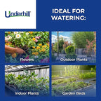 Underhill RainPro™ Gentle Spray Nozzle w/valve - Professional Soft Rain Shower Hose Nozzle with 3 Pattern Options – Unbreakable commercial quality for Gardens, Nurseries & Greenhouses