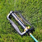 Melnor 65165AMZ XT Turbo Oscillating Sprinkler,4,500 sq. ft.,Quick Connect Bundle,2-Way Adjustable,Black,Yellow,(Pack of 12)