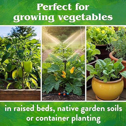 Down To Earth All Natural Fertilizers Organic Vegetable Garden - Plant Food for Vegetables, Herbs, Greens and Raised Beds 4-4-4, 1 lb