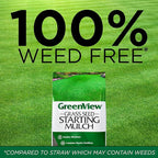 GreenView Grass Seed Starting Mulch – Ideal for Newly seeded lawns and Bare Spots -18 lb. Bag - Covers 360 sq. ft.