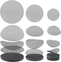 Bonsai Mesh for Plant Pot Drainage Screen 2 3 4 Inch Assorted Sizes, 100 Pcs Plastic Round Flower Pot Hole Mesh Screen Cover Pad, Planter Bottom Drainage Inserts Grid Mat for Potted Succulent