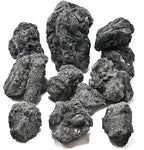 Black Lava Rock Aquarium Stones for Aquascape 30lb Natural Volcanic Rocks for Fish Tank,Terrarium,Reptile Habitat, Landscaping Decor(10-12pcs 4-9 inches)