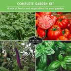 Vegetable Garden Starter Kit – 20 Variety Heirloom Non-GMO Seeds for Planting | Giftable Family Garden Kit for Beginner Victory Gardens – Start Growing Indoors or Outdoors – Survival Garden Seeds