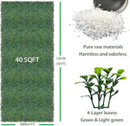 ODTORY Artificial Boxwood Roll,48x120 in (40 sqft) UV-Anti Faux Ivy Boxwood Hedge Leaf Grass Wall for Patio Balcony Privacy, Garden, Backyard Greenery Wall Backdrop and Fence Decor