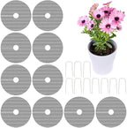 10 Pack Plant Pot Cover 1.8 Inch Plant Protectors from Animals Cuttable Round Pot Grid for Indoor Outdoor Plants