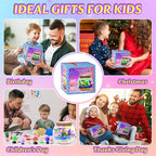 Hannstar Ocean Light Up Terrarium Kit for Kids - Sea Animal Toys with LED Night Light Ocean Animal Birthday Gift for Boys & Girls Ages 4 5 6 7 8-12, Kids Arts & Crafts Kit Easter Ideal Gifts