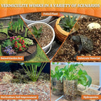 AVALUTION 18QT Vermiculite - Organic Vermiculite for Plants Horticultural Coarse Vermiculite Natural Soil Additive for Potted Plants Gardening Mushrooms Seed Starting