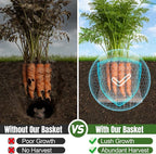 16 PCS 1 Gallon Root Guard Gopher Proof Wire Baskets, Stainless Steel Gophers Moles Voles Proof Mesh Baskets, Underground Cages for Protecting Plant Roots, Trees, Flowers, Crops, Tubers