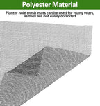 20Pcs Mesh for Plants, Black Garden Netting for Plants to Prevent Soil Leakage (11.8 x 7.8 in / 30 x 20 cm)