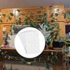 120 PCS Leaf-Shape Acrylic Adhesive Pads for Plant Wall Clips – Extra-Strong Double-Sided Stickers for Indoor & Outdoor Vine Clips, Plant Climbing Wall Fixers, Wall Vines Traction Adhesive