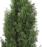 Nearly Natural 4ft Faux Cedar Tree in Nursery Planter, UV Resistant Artificial Pine Tree for Outdoor Front Porch Patio Entryway Decor