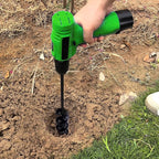 Auger Drill Bit for Planting 1.6"x9"+1.6"x16.5"+2.8"x16.5"+3"x12" Garden Spiral Drill Bit,Heavy-Duty Bulb Auger, Post Hole Digger for 3/8" Hex Driver Drill Solid Shaft