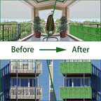 ODTORY Artificial Ivy Privacy Fence Wall Screen: 72 X144 in UV-Anti Faux Greenery Backdrop Ivy Vine Leaf Hedges Fence Panels for Patio, Balcony, Garden, Backyard Indoor Outdoor Light Green Decor
