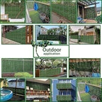 ODTORY Artificial Ivy Privacy Fence Wall Screen,80X120 in UV-Anti Faux Greenery Backdrop Ivy Vine Leaf Hedges Fence Panels for Patio, Balcony, Garden, Backyard Indoor Outdoor Green Wall Decor