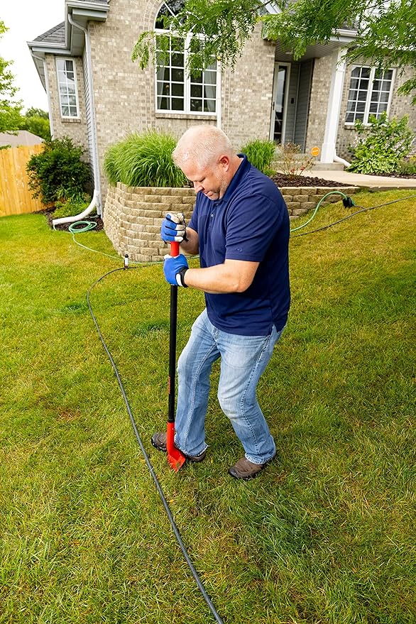 Rain Bird 32HE In-Ground Pro Rotor Pop-up Sprinkler System Kit with Click-N-Go Garden Hose Connection