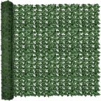 ODTORY Artificial Fence Privacy Screen: 6FT x 20FT UV-Anti Faux Greenery Backdrop Ivy Chain Link Shades Panels for Patio, Balcony, Garden,Deck,Backyard Indoor Outdoor Green Wall Decor