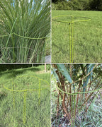 6-Pack Plant Support Stakes, Steel Stakes for Indoor Plants, Monstera & Peony Support, Tall Plant Sticks for Snake Plant, Climbing Vines, Metal Garden Stakes (10" W x 15.8" H)