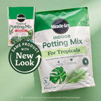 Miracle-Gro Tropical Potting Mix - Growing Media for Tropical Plants Living in Indoor and Outdoor Containers, 6 qt. (2-Pack)