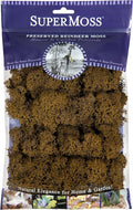SuperMoss Super Moss (23090 Reindeer Moss Preserved, Brown, 2oz