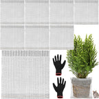 8 PCS 15 Gallon Root Guard Gopher Proof Wire Baskets, Stainless Steel Gophers Moles Voles Proof Mesh Baskets, Underground Cages for Protecting Plant Roots, Trees, Flowers, Crops, Tubers