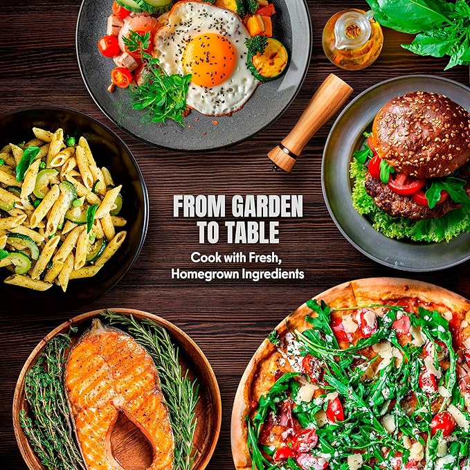20 Vegetable + 15 Lettuce & Salad Greens + 15 Sweet & Hot Pepper Seeds Variety Pack Bundle 11950+ Non-GMO Heirloom Garden Seeds for Planting