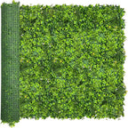 ODTORY Artificial Plant Wall Roll: 60 X 120 in (50 sqft) UV-Anti Ivy Privacy Fence Screen Faux Greenery Panels Backdrop Boxwood Ivy Vine Leaf Hedge for Indoor Outdoor Green Decor