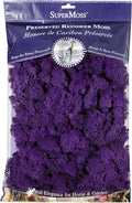 SuperMoss (25141) Reindeer Moss Preserved, Purple, 8oz (200 cubic inch)