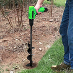 SYITCUN Auger Drill Bit for Planting - 4"X32" Heavy-Duty Auger Post Hole Digger for Fence- 1/2" Hex Drive Drill