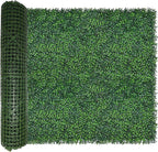 ODTORY Artificial Boxwood Roll: 40x120 in (33.5 sqft) UV-Anti Faux Ivy Boxwood Hedge Leaf Grass Wall for Patio Balcony Privacy, Garden, Backyard Greenery Wall Backdrop and Fence Decor