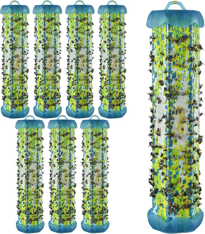 RESCUE! TrapStik for Flies – Indoor Hanging Fly Trap - 8 Pack