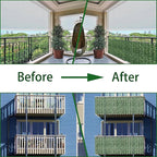 ODTORY Artificial Ivy Privacy Fence Wall Screen: 40X100 in UV-Anti Faux Greenery Backdrop Ivy Vine Leaf Hedges Fence Panels for Patio, Balcony, Garden, Backyard Indoor Outdoor Green Decor