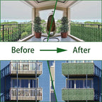 ODTORY Artificial Fence Privacy Screen: 4FT x 20FT UV-Anti Faux Greenery Backdrop Ivy Chain Link Shades Panels for Patio, Balcony, Garden,Deck,Backyard Indoor Outdoor Green Wall Decor