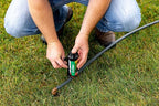 Rain Bird 32HE In-Ground Pro Rotor Pop-up Sprinkler System Kit with Click-N-Go Garden Hose Connection