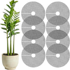8 PCS 11.8 Inch Plant Pot Grids Cuttable Plant Pot Soil Covers Protectors from Animals Indoor Plant Protection Keep Dogs Cats Out